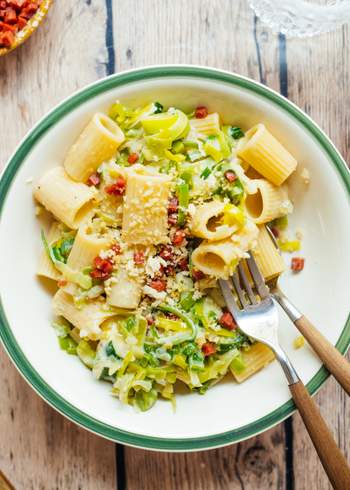 Caramelized Leek Pasta