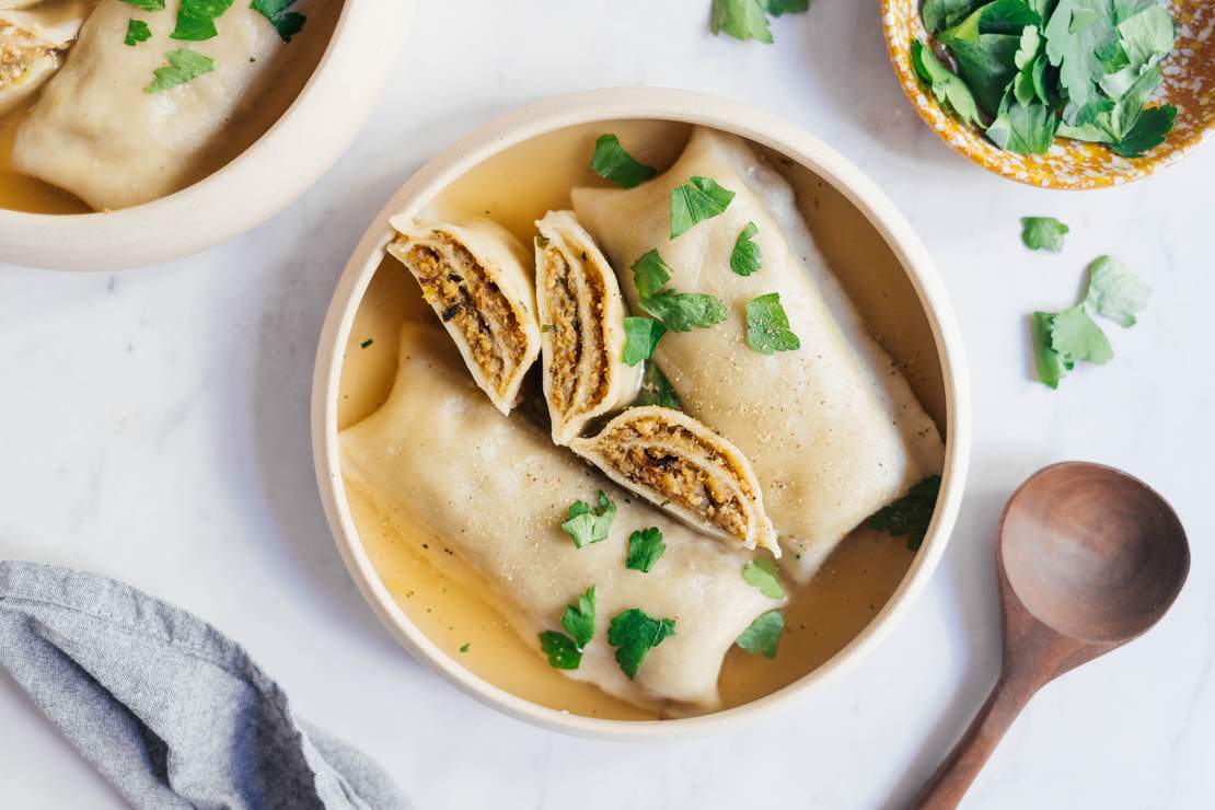 R226 Vegane Maultaschen mit Gemüsefüllung