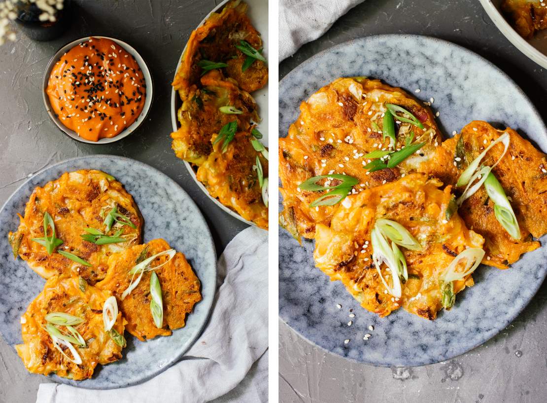 R391 Vegan Kimchi Pancakes