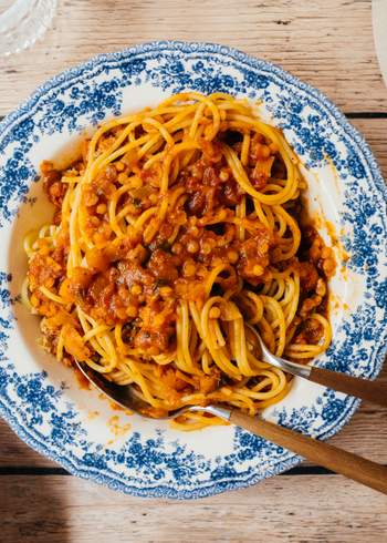 Vegan Lentil Bolognese