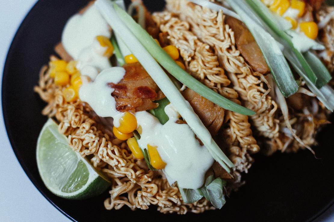 R80 Veganer Ramen-Taco