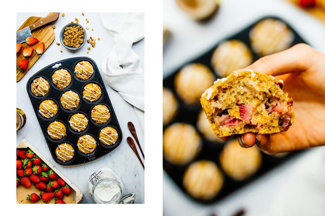 R547 Vegan Strawberry Breakfast Muffins