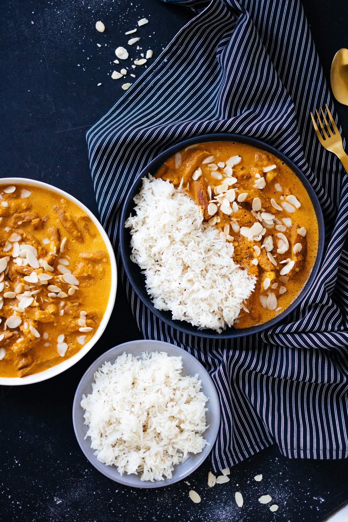 R386 Indian Soya Korma with Rice