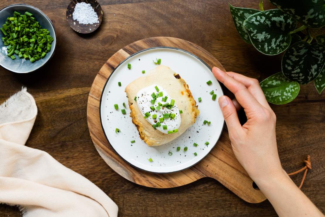 R107 Vegan 'Handbrot' (Cheese stuffed bread)
