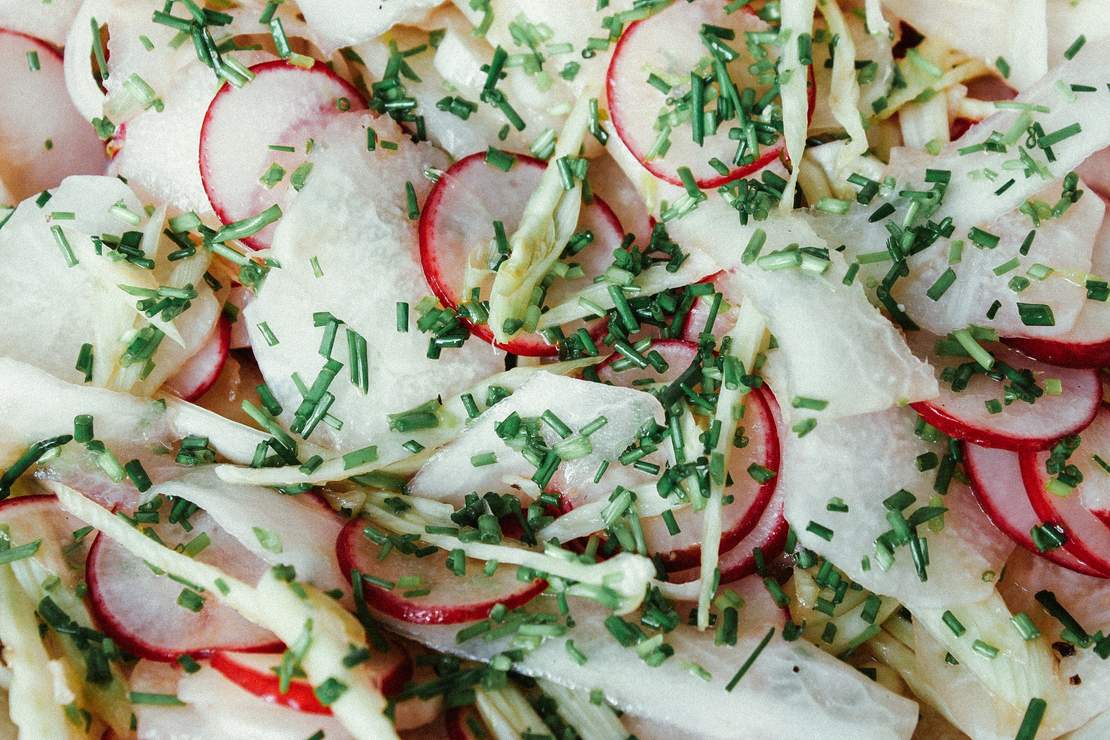 R89 Radish salad with fennel