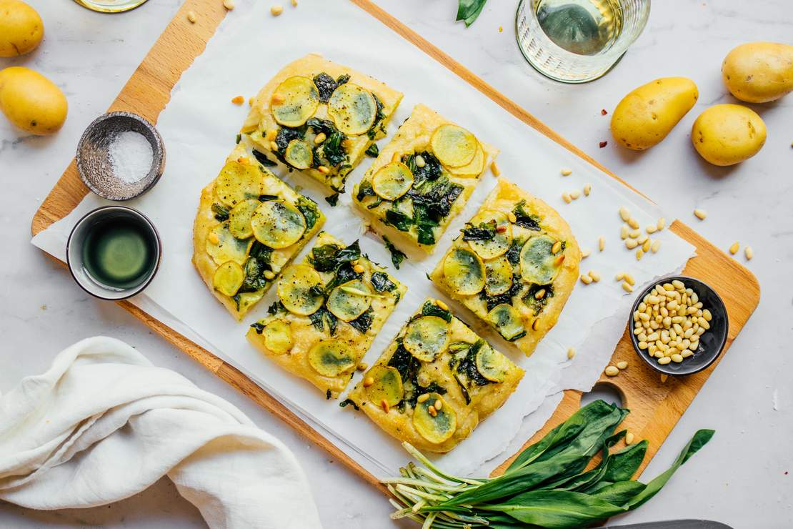 R294 Vegan WIld Garli Focaccia