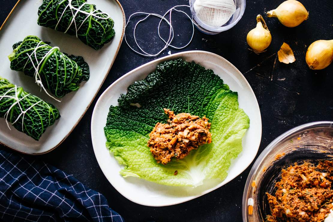 R594 Vegane Kohlrouladen