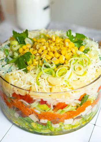  Vegan Layered Salad