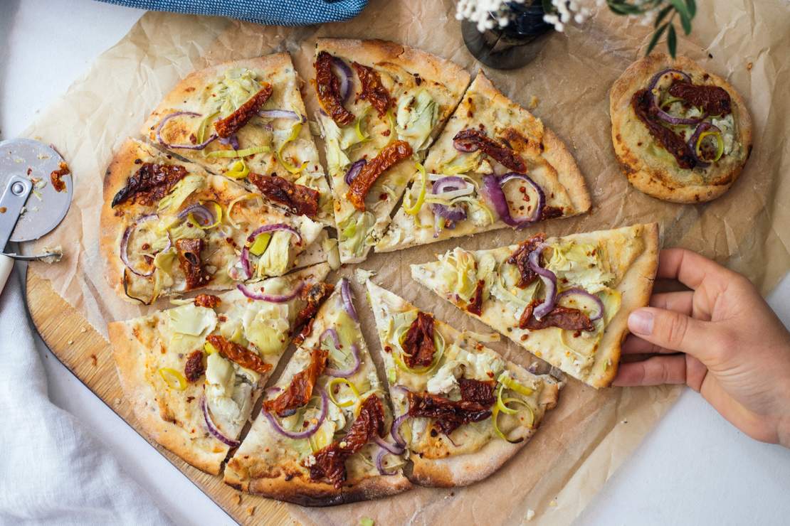 R380 Vegane Tiefkühlpizza Bianca