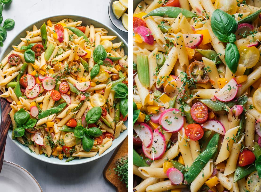 R498 Vegane Pasta Primavera