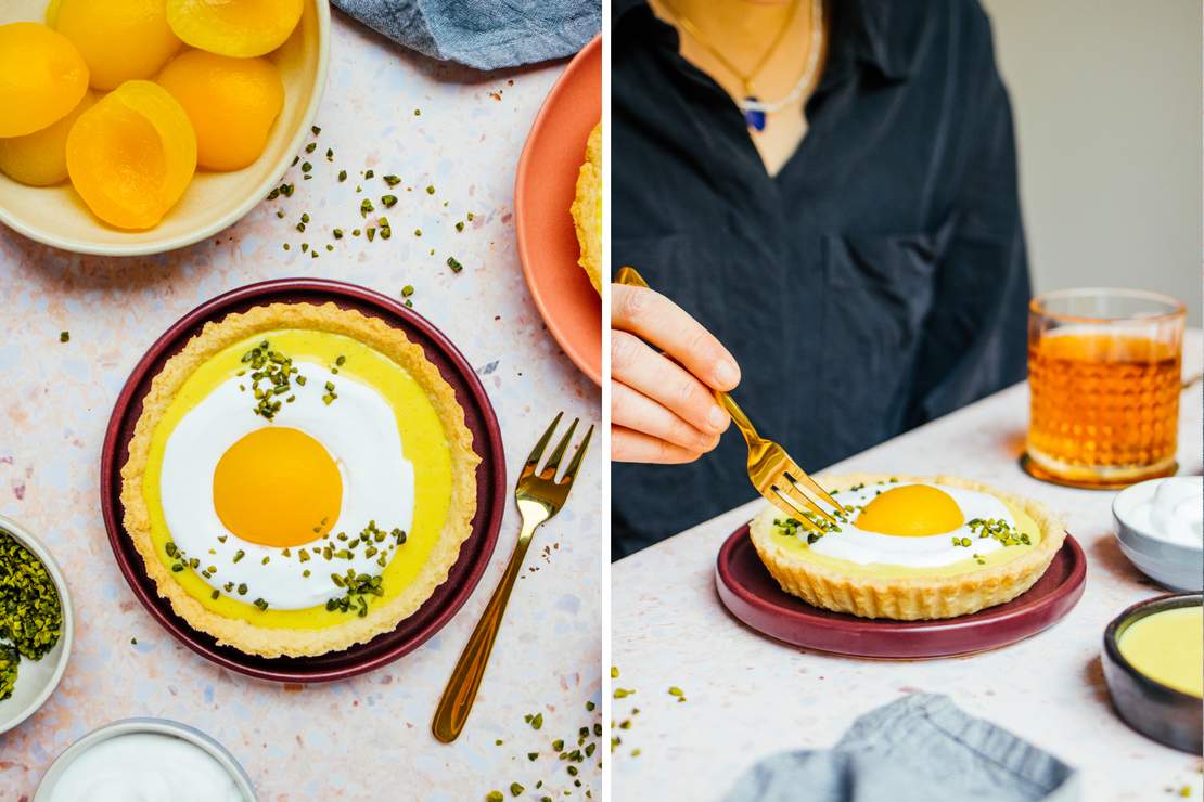 R373 Oster-Tartelettes mit veganem Eierlikör