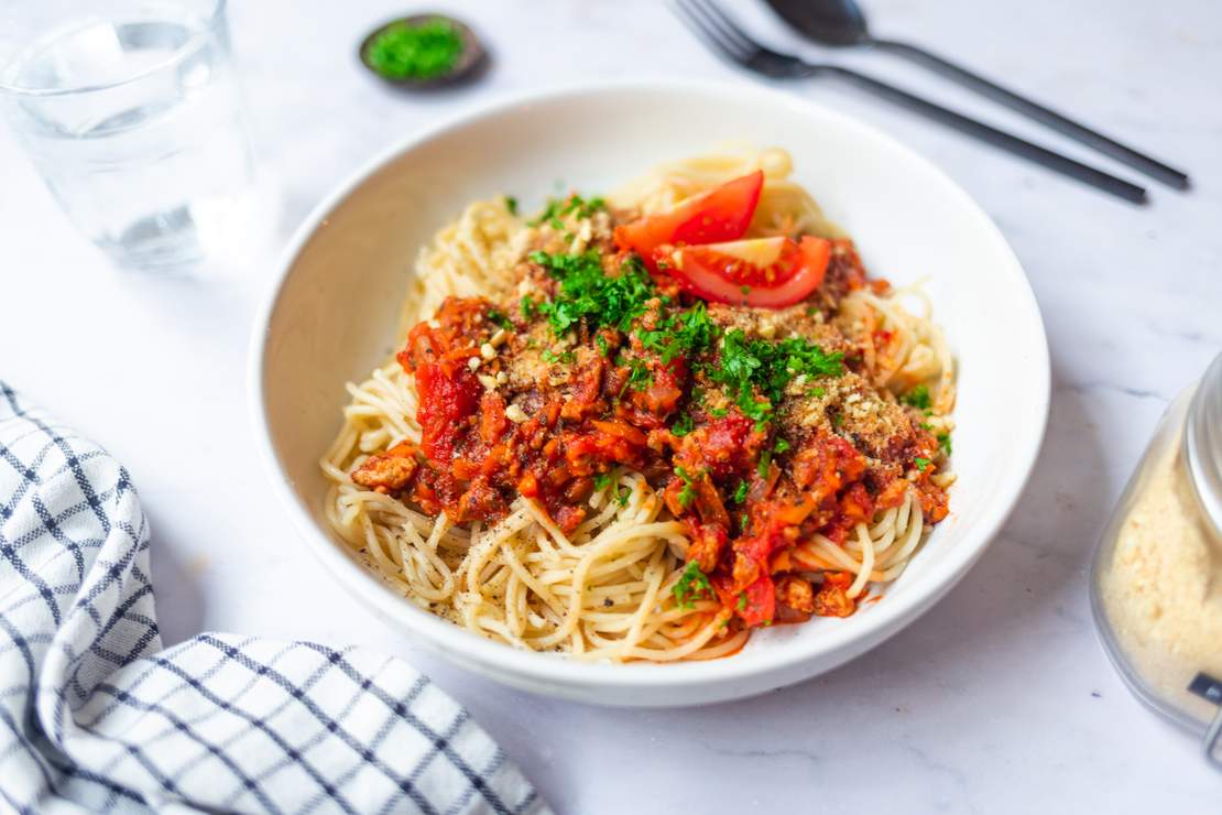 R175 Vegan Spaghetti Bolognese