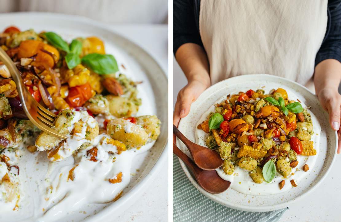 R914 Vegan Gnocchi Salad with Broccoli Pesto