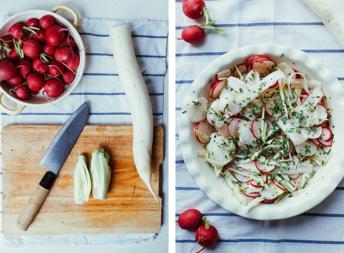 R89 Radish salad with fennel