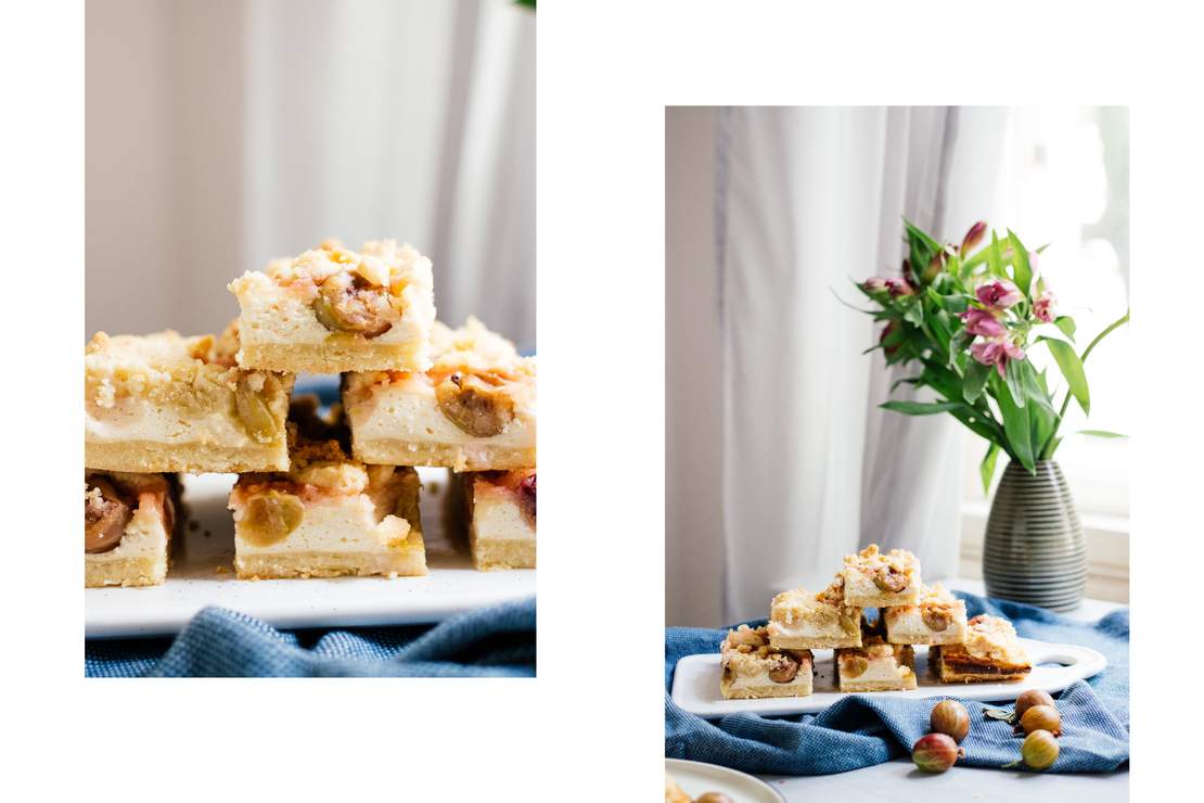 R414 Vegan Gooseberry Crumble Cake