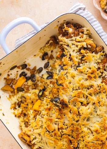 Vegan Pumpkin Casserole with Mince