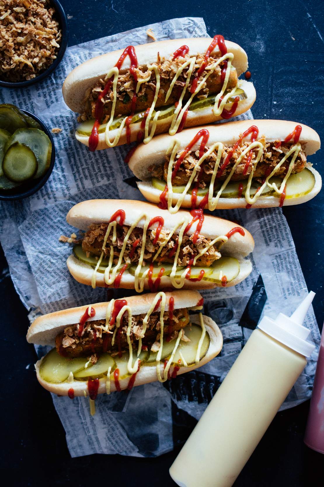 R492 Vegan Hot Dogs with Homemade Veggie Sausages