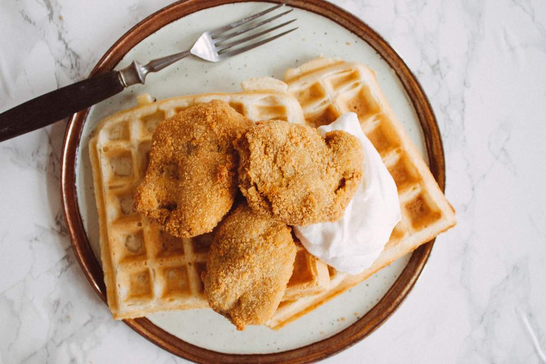 R149 Vegan Chicken and Waffles