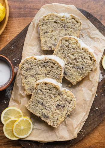 Veganer Zitronen-Mohn-Kuchen