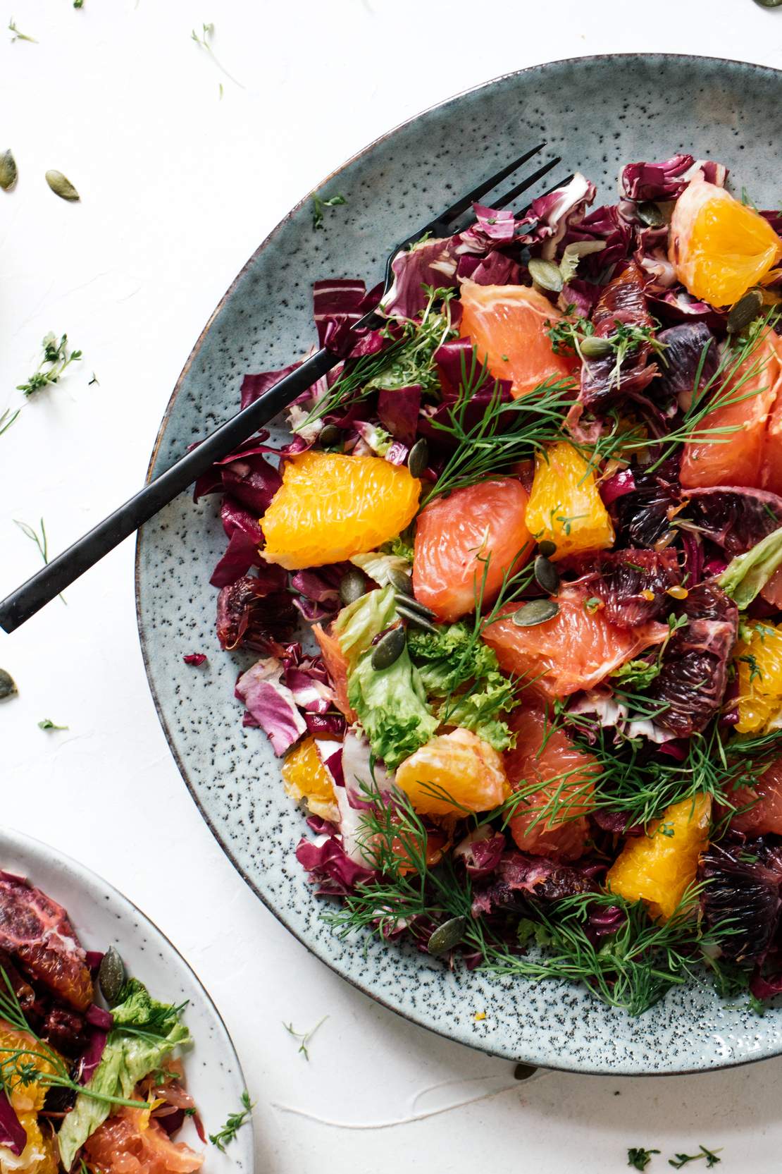 R256 Citrus salat with blood orange dressing