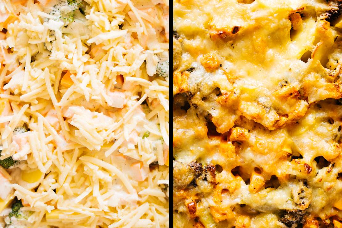 R585 Creamy Vegan Potato Broccoli Casserole