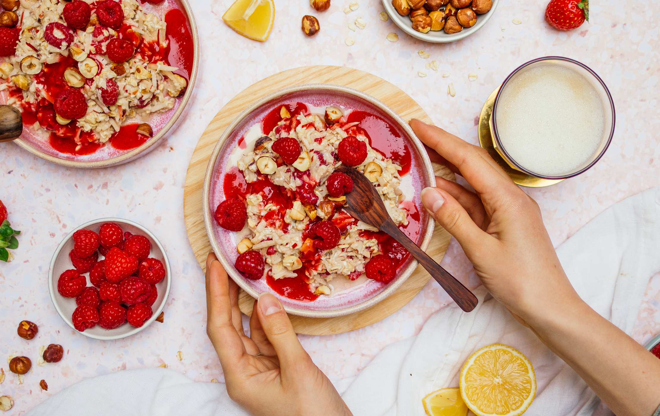 Veganes Birchermüsli mit Vanille &amp; Beeren - Zucker&amp;Jagdwurst