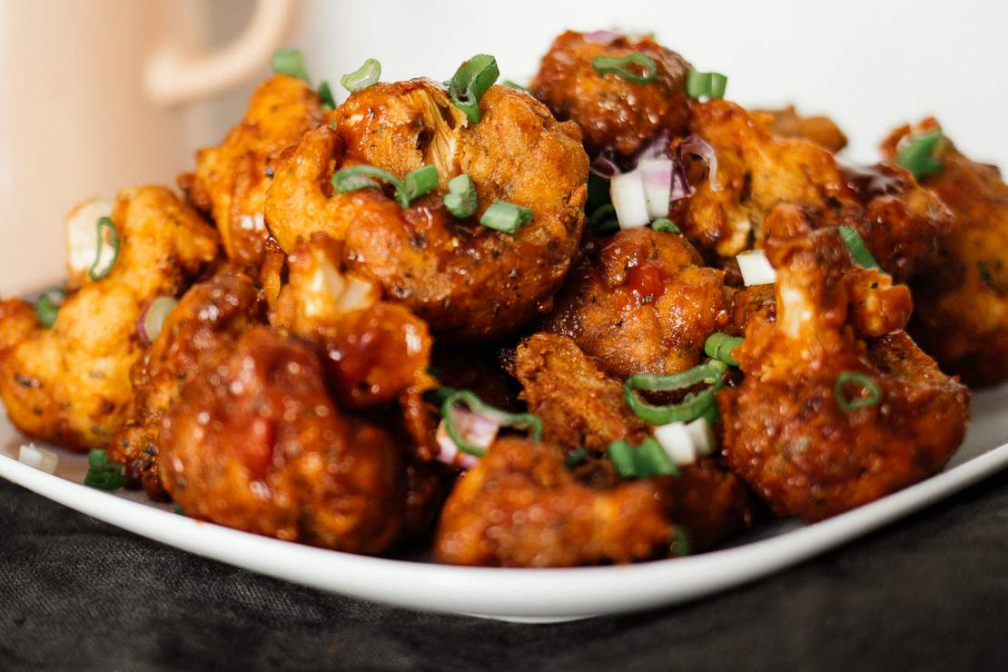 R154 vegan cauliflower chicken wings