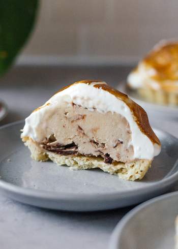 Vegane Eistörtchen (Mini Baked Alaska)