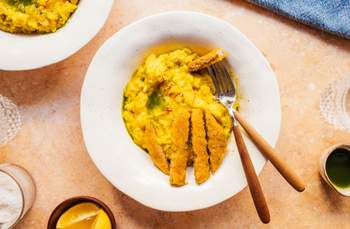 Veganes Risotto Milanese