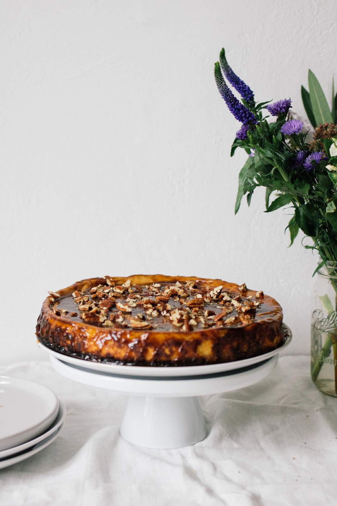R216 Veganer Käsekuchen mit Karamell