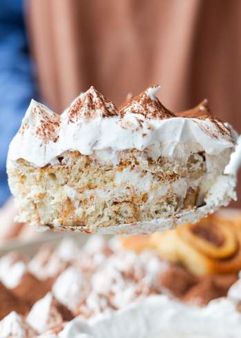 Vegan Cinnamon Bun Tiramisu