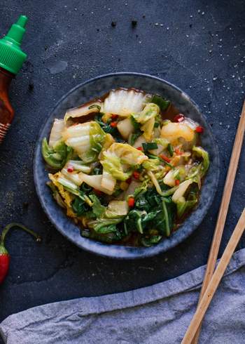 Schneller, veganer Kimchi (in nur 30 Minuten)