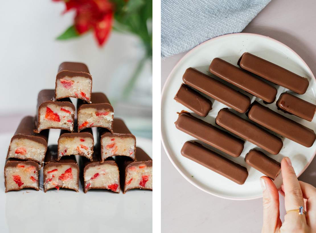 R411 Vegan Strawberry Chocolate Bars