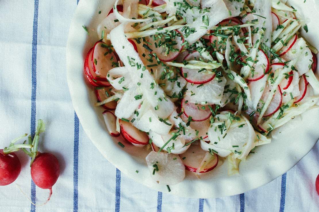 R89 Radish salad with fennel