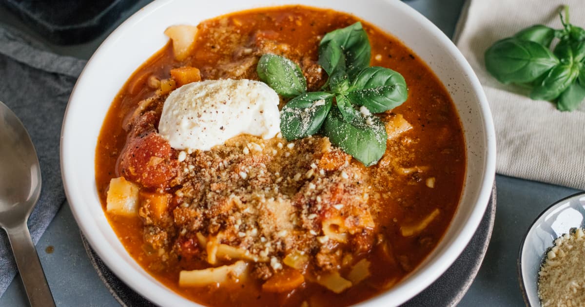 Vegan Lasagna Soup | Easy Recipe | Step by Step | Zucker&Jagdwurst