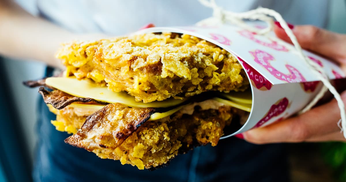 Vegan Double Down Sandwich | Copycat Recipe | Zucker&Jagdwurst