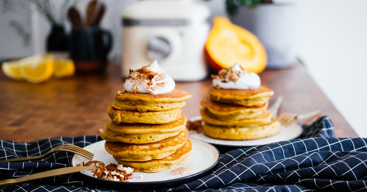 Vegan Pumpkin Spice Pancakes | Easy recipe | Breakfast | Zucker&Jagdwurst
