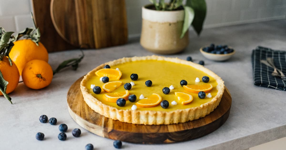 Simple Vegan Orange Tart | Recipe | Cake | Zucker&Jagdwurst