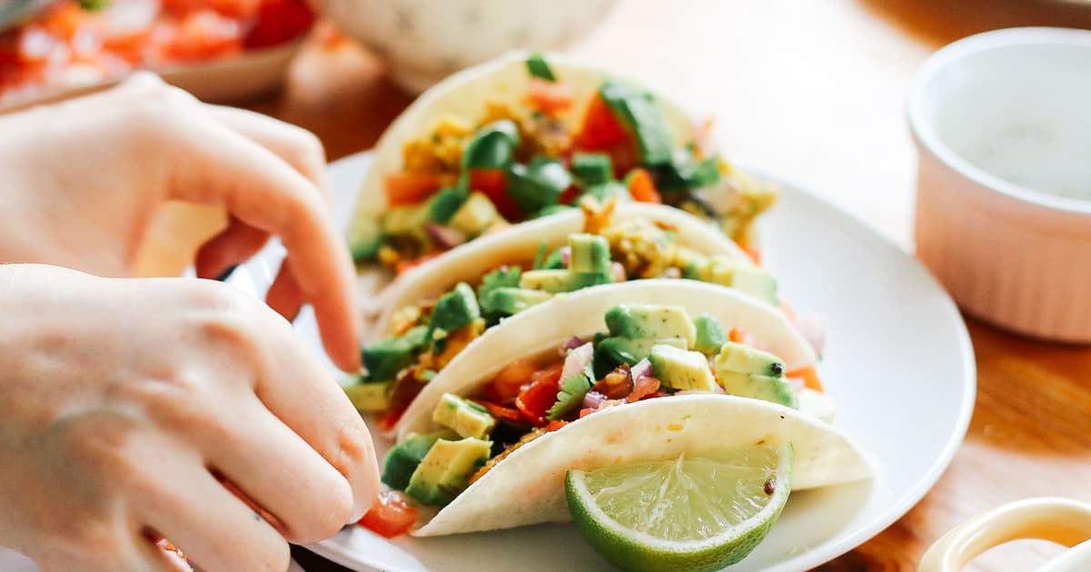 Breakfast Taco with vegan Omelet | recipe | homemade | Zucker&Jagdwurst
