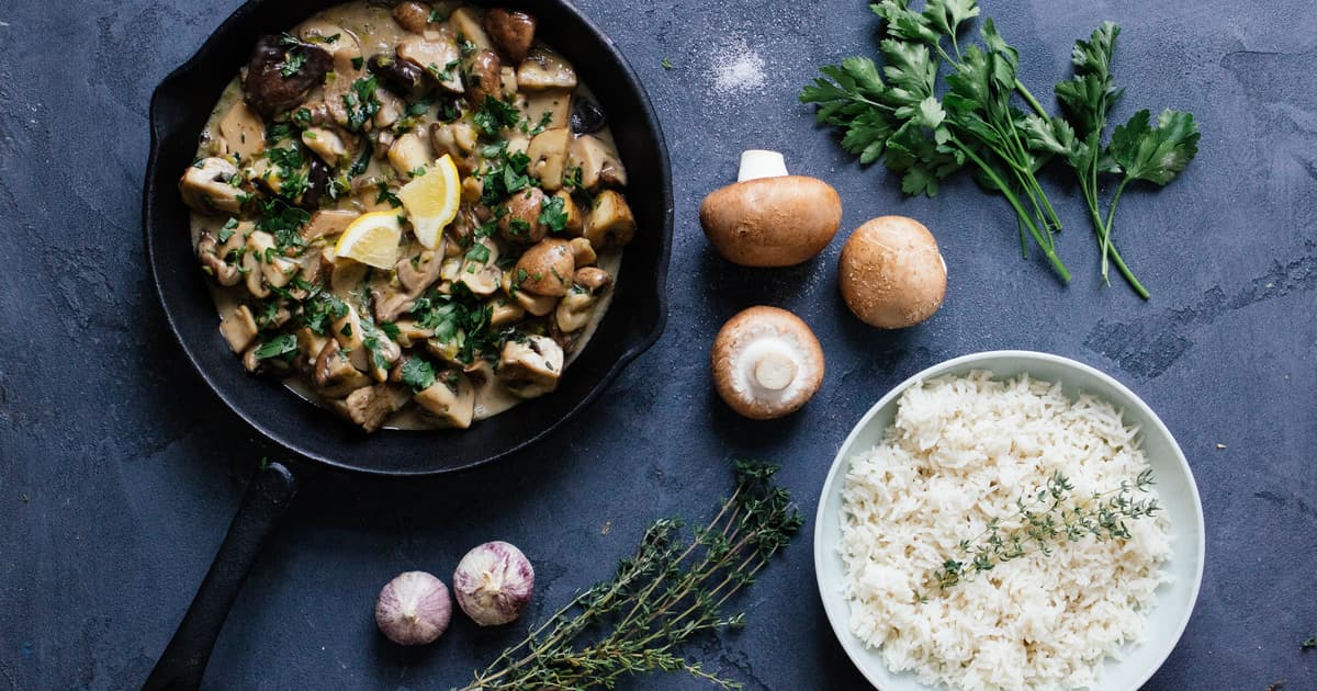 Creamy Mushroom Ragout with Rice | Easy Recipe | Zucker&Jagdwurst
