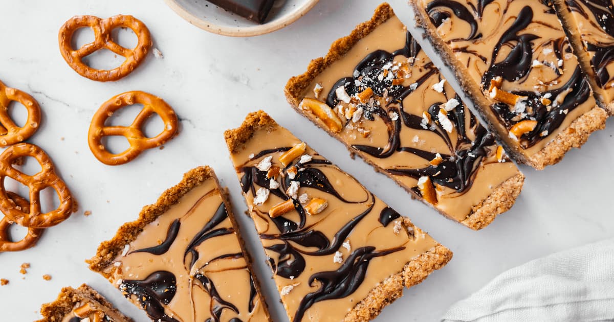 Vegan Chocolate Pretzel Tart (with 5 ingredients) | Recipe | Zucker&Jagdwurst