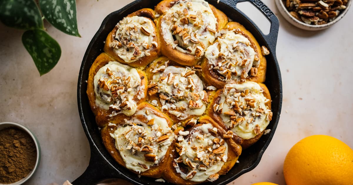 Vegan Pumpkin Spice Buns with Orange Buttercream | Recipe | Zucker&Jagdwurst