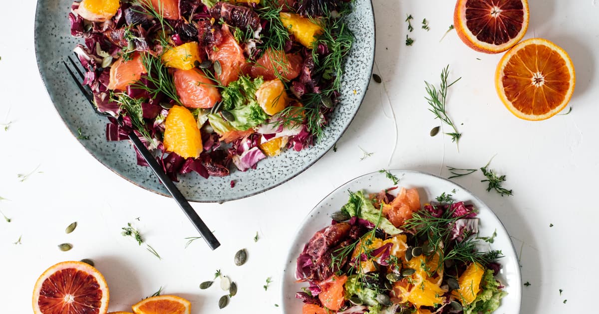 Citrus Salad with Blood Orange Vinaigrette | Vegan Recipe | Zucker&Jagdwurst
