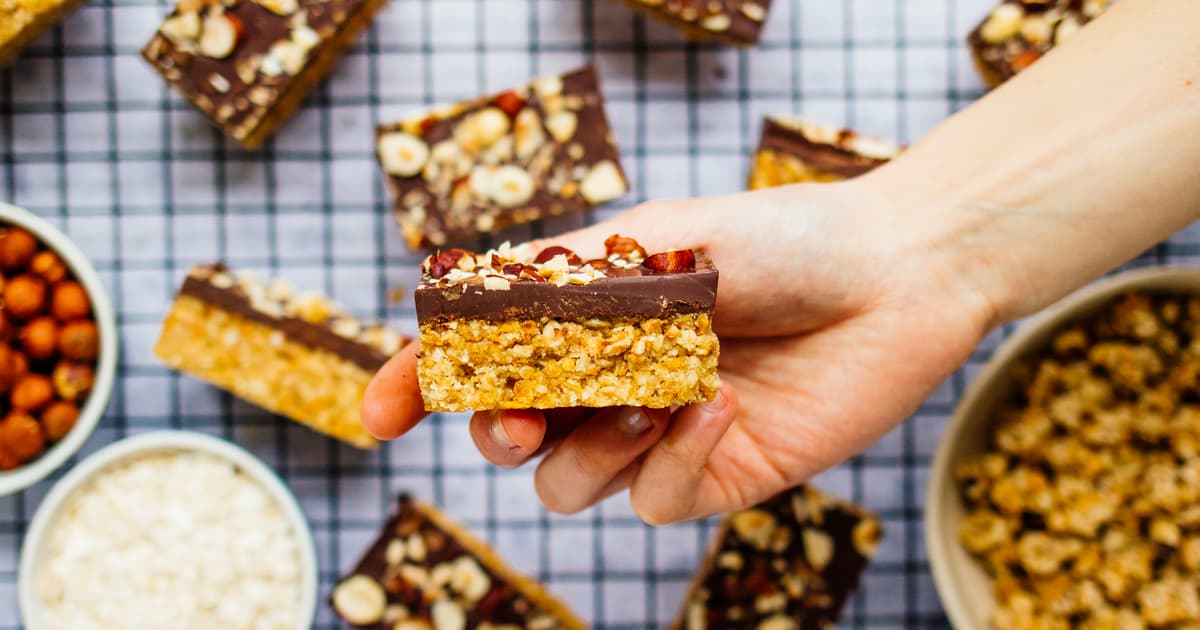 No Bake Hazelnut Chocolate Bars | Simple Recipe | Snack | Zucker&Jagdwurst