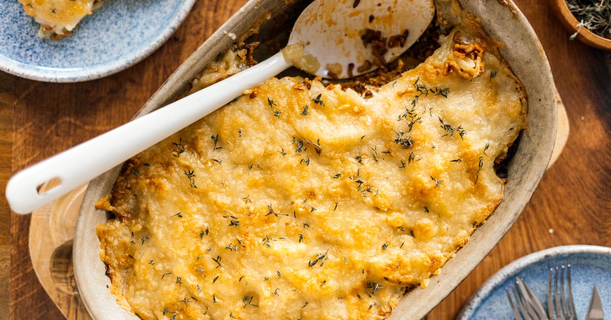 Vegan Potato Casserole with „Minced Meat“ | Easy recipe | Zucker&Jagdwurst