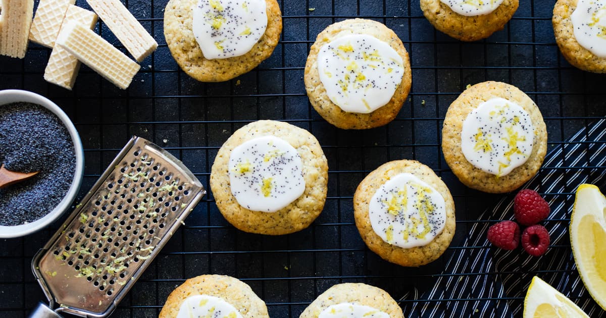 Vegan Lemon Poppy Seed Cookies | Zucker&Jagdwurst