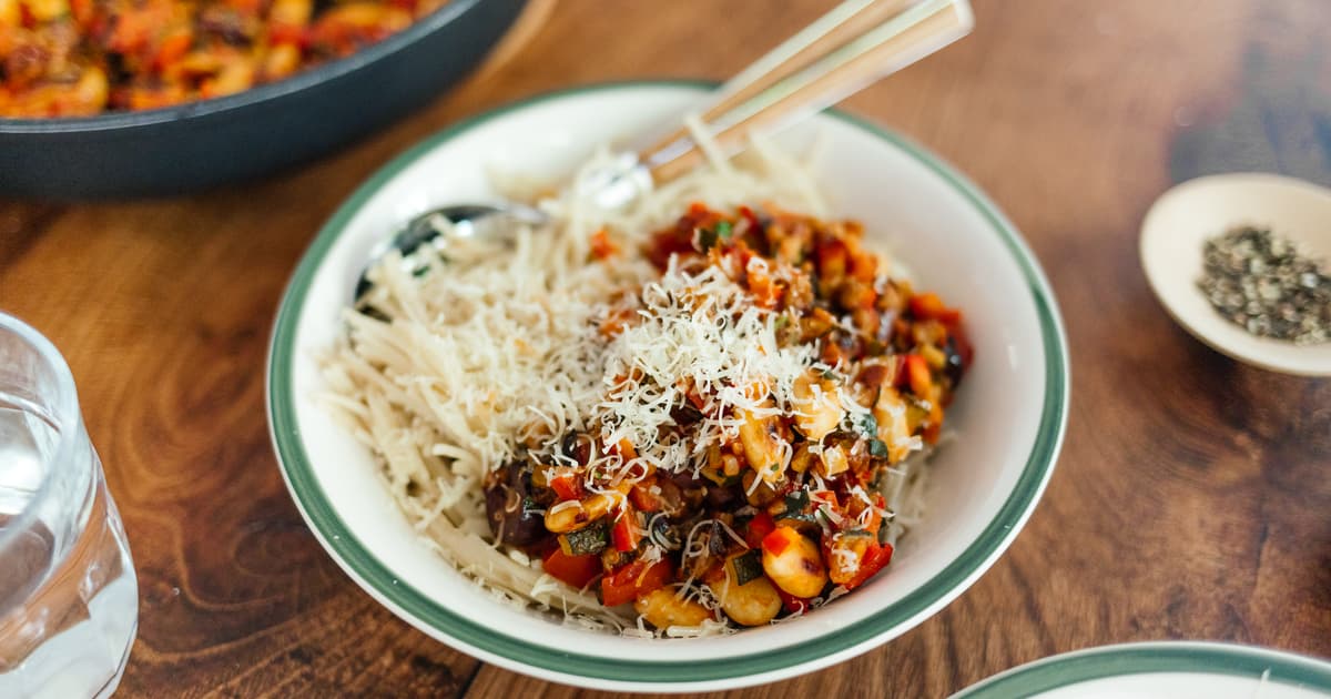 Vegan Caponata Pasta | Quick Recipe | Veggies | Zucker&Jagdwurst