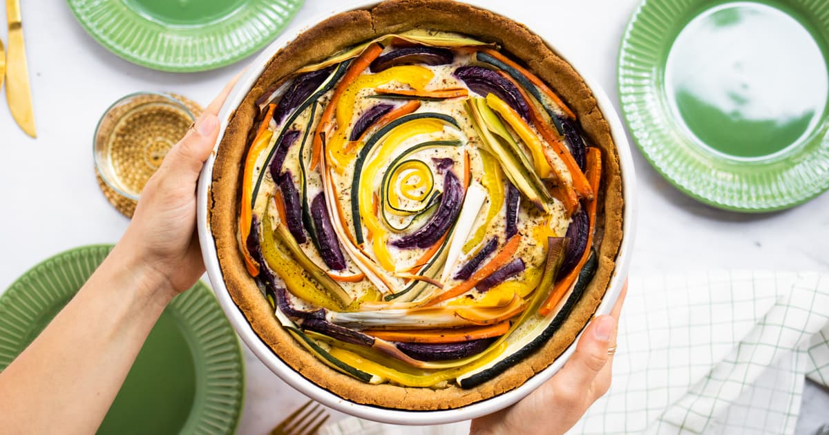 Vegan Vegetable Quiche | Recipe | Baking | Zucker&Jagdwurst