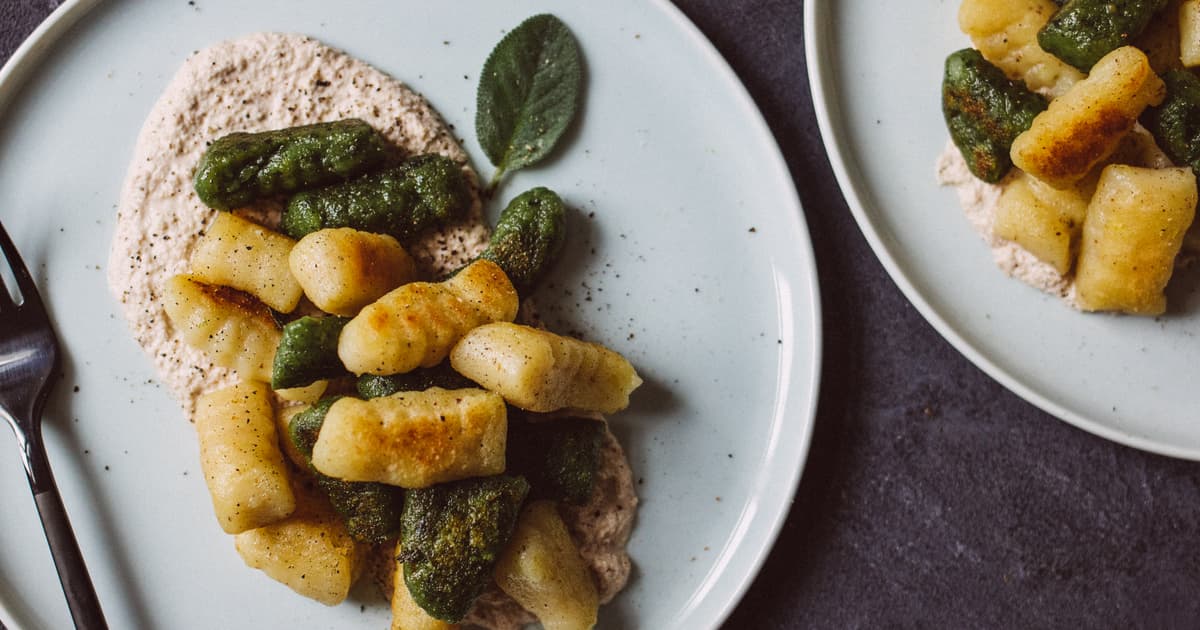 Vegan Gnocchi in Walnut Sauce and Sage Butter | Recipe | Zucker&Jagdwurst