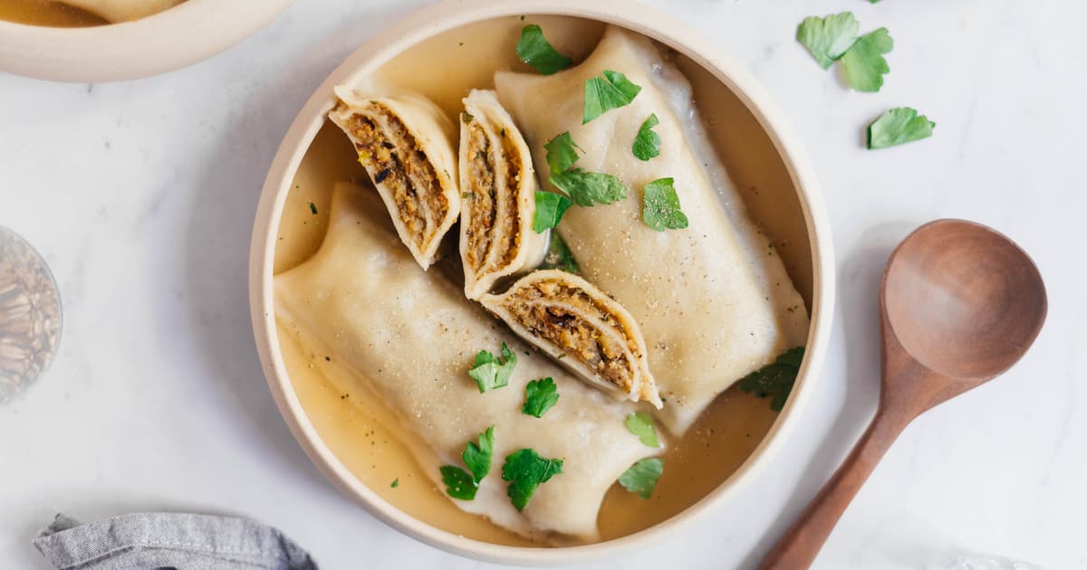 Vegan Maultaschen with Vegetable Filling (Swabian Pasta Pockets) | Recipe | Zucker&Jagdwurst